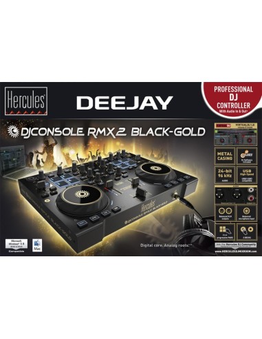 Hercules DJ Console RMX2 Nero, Oro