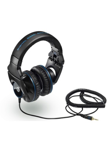 Hercules HDP DJ-Pro M1001 Cuffie Cablato A Padiglione MUSICA Nero, Blu