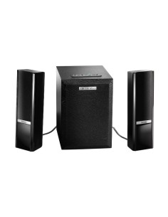 Hercules 2.1 Gloss Bluetooth set di altoparlanti Universale Nero 2.1 canali 5 W