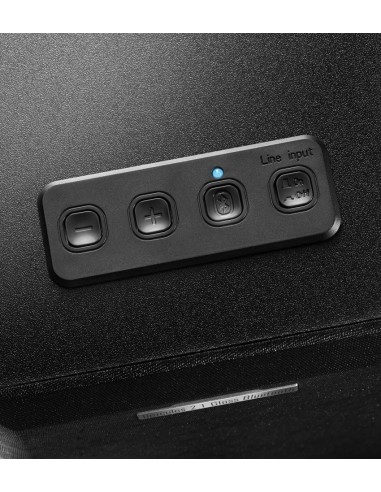 Hercules 2.1 Gloss Bluetooth set di altoparlanti Universale Nero 2.1 canali 5 W