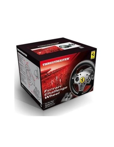 Thrustmaster Ferrari Challenge Racing Wheel (PC PS3) Nero, Argento Game port Sterzo + Pedali Digitale PC, Playstation 3