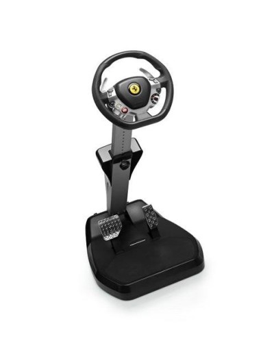 Thrustmaster Ferrari Vibration GT Cockpit 458 Italia Edition Nero USB 2.0 Sterzo + Pedali PC, Xbox