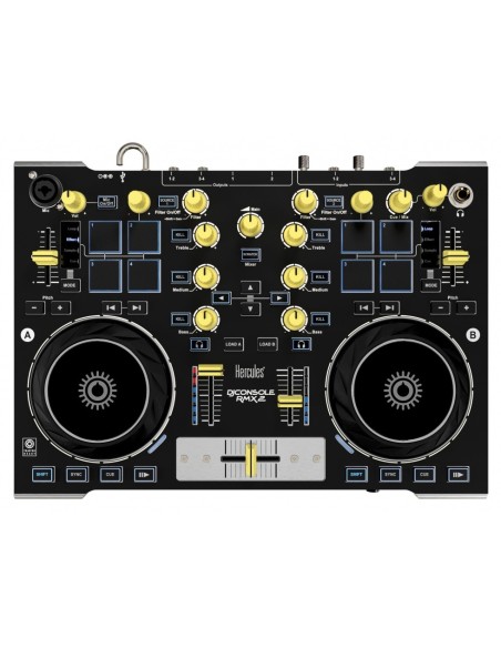 Hercules DJConsole RMX2 Premium TR Alluminio, Grigio
