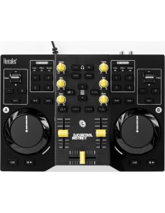 Hercules 4780740 mixer audio 4 canali Nero, Giallo 2