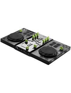 Hercules 4780741 mixer audio Nero, Verde