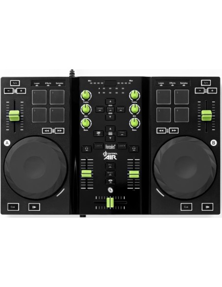 Hercules 4780741 mixer audio Nero, Verde