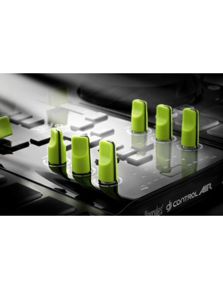 Hercules 4780741 mixer audio Nero, Verde
