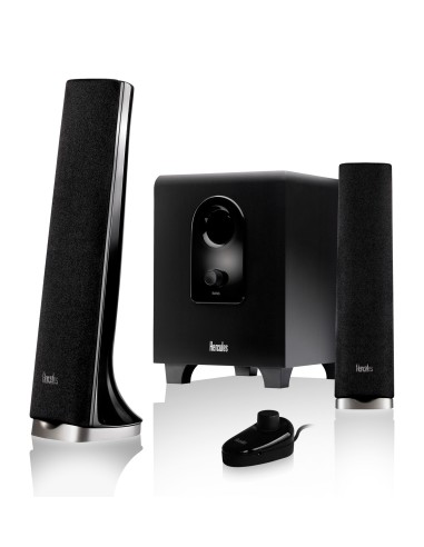 Hercules XPS 2.1 40 Slim set di altoparlanti 32 W Nero 2.1 canali 8 W