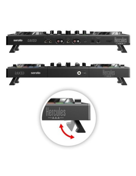 Hercules Inpulse 500 Mixer con controllo DVS (Digital Vinyl System) Nero