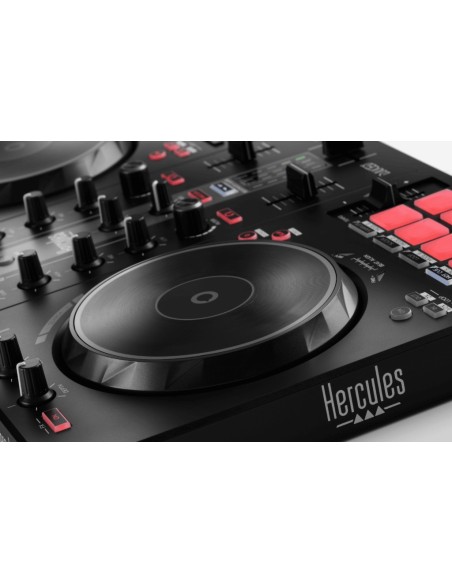 Hercules INPULSE 300 MK2 Mixer per vinile Nero, Rosso