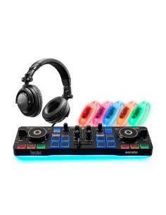 Hercules DJ Party Set Mixer con controllo DVS (Digital Vinyl System) Nero