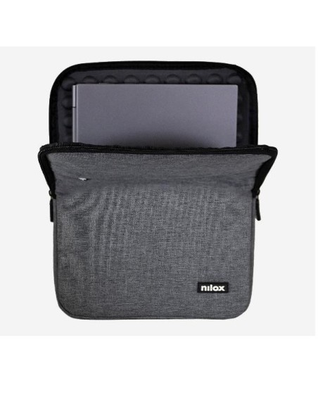 Nilox NXSL13GY borsa per laptop 33,8 cm (13.3") Custodia a tasca Grigio