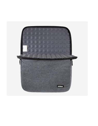 Nilox NXSL13GY borsa per laptop 33,8 cm (13.3") Custodia a tasca Grigio