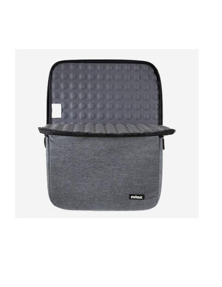 Nilox NXSL13GY borsa per laptop 33,8 cm (13.3") Custodia a tasca Grigio