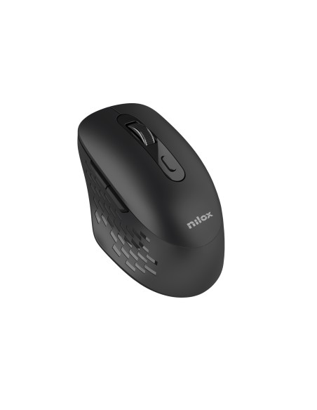 Nilox RATON DUAL WIRELESS 1600 DPI NEGRO mouse Ufficio Bluetooth + USB Type-A Ottico