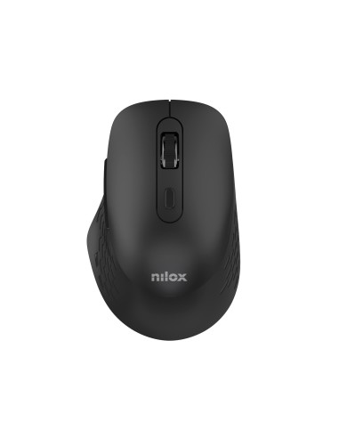 Nilox RATON DUAL WIRELESS 1600 DPI NEGRO mouse Ufficio Bluetooth + USB Type-A Ottico