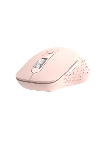 Nilox RATON DUAL WIRELESS 1600 DPI ROSA mouse Ufficio Bluetooth + USB Type-A Ottico
