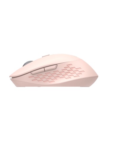 Nilox RATON DUAL WIRELESS 1600 DPI ROSA mouse Ufficio Bluetooth + USB Type-A Ottico