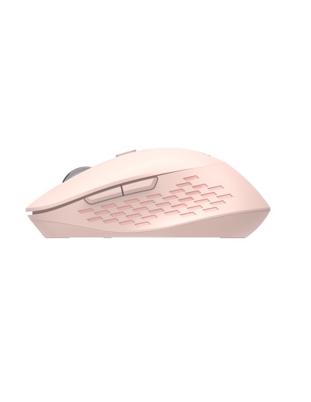 Nilox RATON DUAL WIRELESS 1600 DPI ROSA mouse Ufficio Bluetooth + USB Type-A Ottico