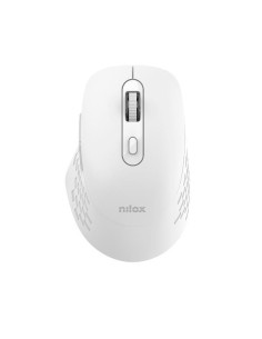 Nilox RATON DUAL WIRELESS 1600 DPI BLANCO mouse Ufficio Bluetooth + USB Type-A Ottico