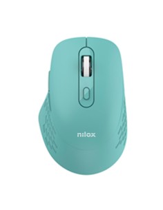 Nilox RATON DUAL WIRELESS 1600 DPI VERDE mouse Ufficio Bluetooth + USB Type-A Ottico