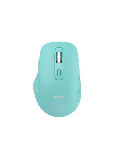 Nilox RATON DUAL WIRELESS 1600 DPI VERDE mouse Ufficio Bluetooth + USB Type-A Ottico