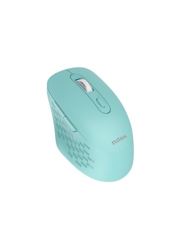 Nilox RATON DUAL WIRELESS 1600 DPI VERDE mouse Ufficio Bluetooth + USB Type-A Ottico