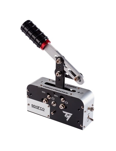 Thrustmaster TSS Handbrake Sparco Mod Nero, Acciaio inox Freno a mano Analogico PC, PlayStation 4, Xbox One
