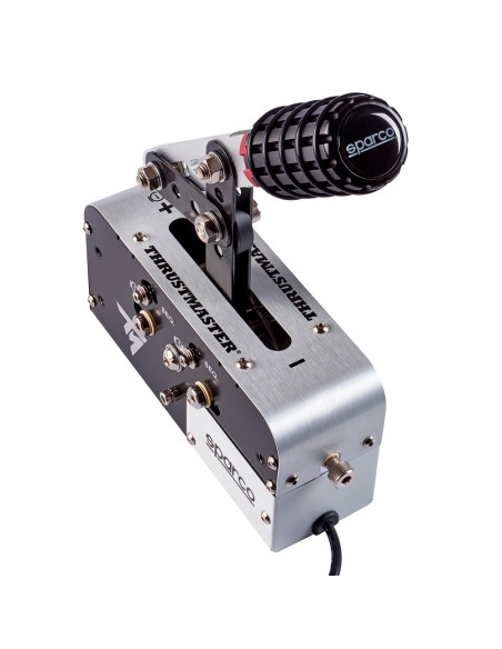 Thrustmaster TSS Handbrake Sparco Mod Nero, Acciaio inox Freno a mano Analogico PC, PlayStation 4, Xbox One