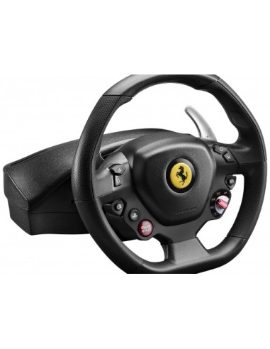 Thrustmaster T80 Ferrari 488 GTB Edition Nero Sterzo + Pedali Digitale PC, PlayStation 4, PlayStation 5