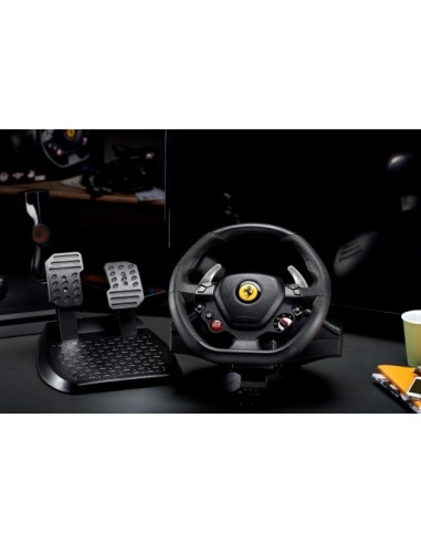 Thrustmaster T80 Ferrari 488 GTB Edition Nero Sterzo + Pedali Digitale PC, PlayStation 4, PlayStation 5