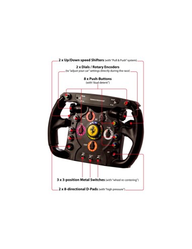 Thrustmaster Ferrari F1 Nero RF Volante Analogico PC, PlayStation 4, PlayStation 5, Playstation 3, Xbox
