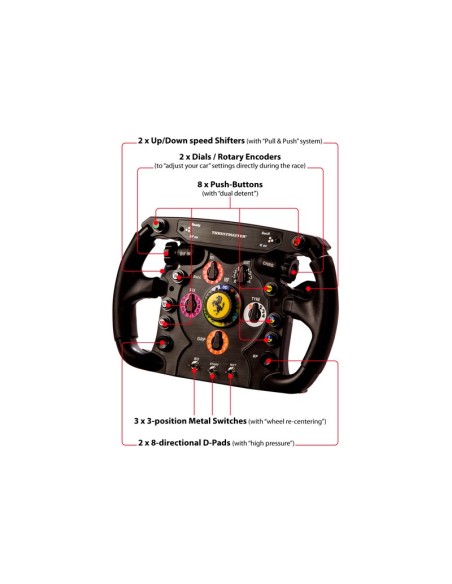 Thrustmaster Ferrari F1 Nero RF Volante Analogico PC, PlayStation 4, PlayStation 5, Playstation 3, Xbox