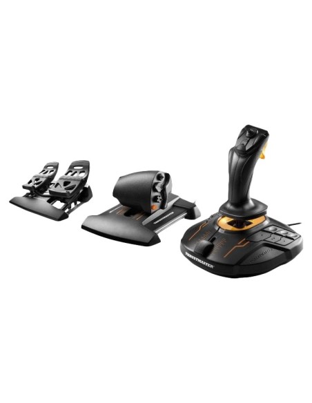 Thrustmaster T-16000M FCS Flight Pack Nero USB Joystick Analogico Digitale MAC, PC