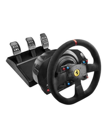 Thrustmaster T300 Ferrari Integral Racing Wheel Alcantara Edition Nero Sterzo + Pedali Analogico Digitale PC, PlayStation 4,