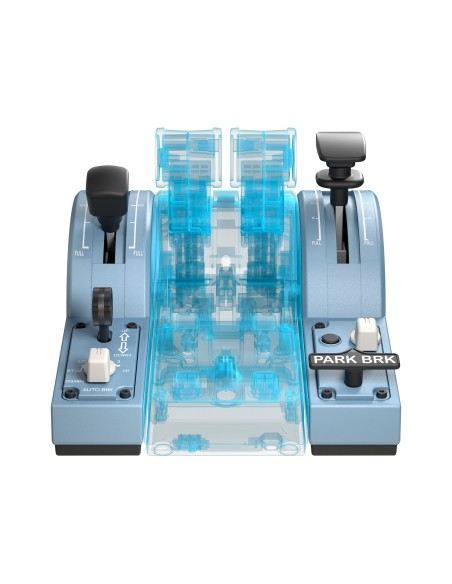 Thrustmaster TCA Quadrant Add-On Airbus Edition Nero, Blu Simulazione di Volo PC