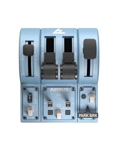 Thrustmaster TCA Quadrant Add-On Airbus Edition Nero, Blu Simulazione di Volo PC