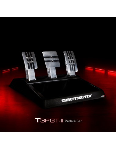 Thrustmaster T-GT II Volant + pedalier 4160823 Nero, Acciaio satinato USB Sterzo + Pedali PC, PlayStation 4, PlayStation 5