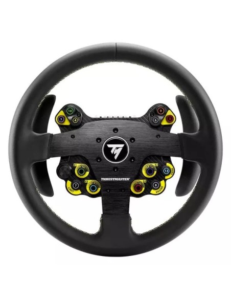 Thrustmaster Evo Racing 32R Leather Nero, Giallo Volante PC, PlayStation 4, PlayStation 5, Xbox, Xbox One