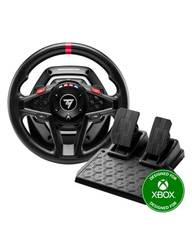 Thrustmaster T128 Nero USB Sterzo + Pedali Analogico PC, Xbox, Xbox One