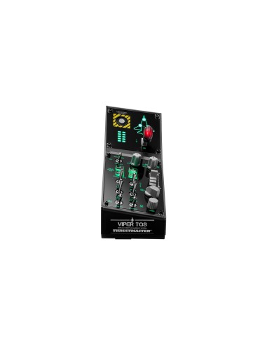 Thrustmaster VIPER Panel Nero USB Joystick + leva di controllo del motore PC