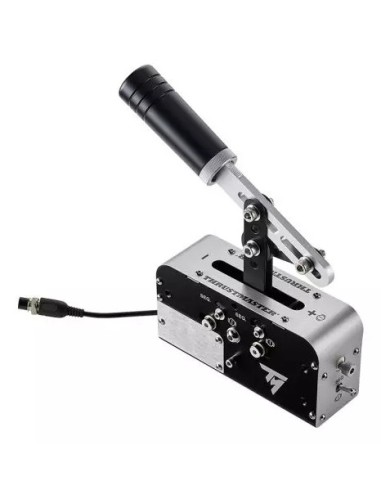 Thrustmaster 4060306 periferica di gioco Nero, Argento USB Freno a mano PC, PlayStation 4, PlayStation 5, Xbox One, Xbox One S,