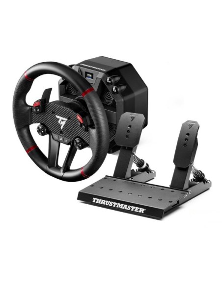 Thrustmaster T598 Nero, Rosso USB Sterzo + Pedali Analogico Digitale PC, PlayStation 4, PlayStation 5