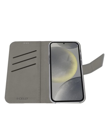 Celly WALLY custodia per cellulare 15,8 cm (6.2") Custodia a borsellino Nero
