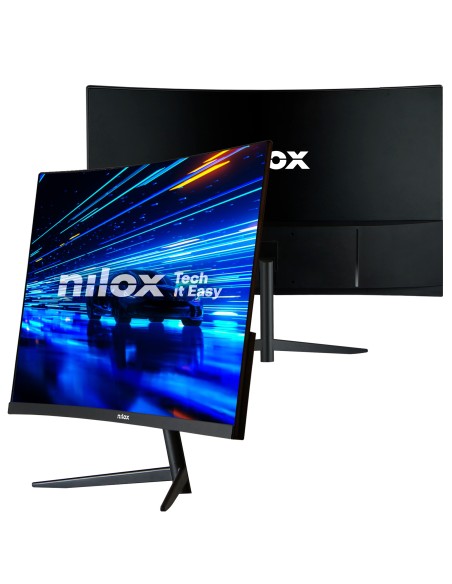 Nilox MONITOR 23 8 CURVO 200HZ HDMI DP Monitor PC 60,5 cm (23.8") 1920 x 1080 Pixel Full HD LCD Nero