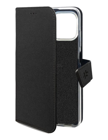 Celly WALLY custodia per cellulare 17 cm (6.7") Custodia a borsellino Nero