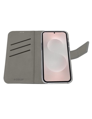 Celly WALLY custodia per cellulare 17 cm (6.7") Custodia a borsellino Nero