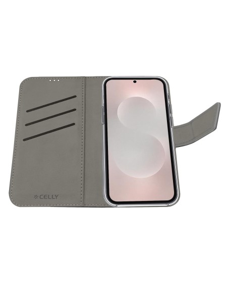 Celly WALLY custodia per cellulare 17 cm (6.7") Custodia a borsellino Nero