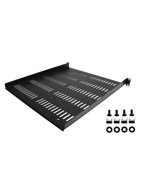 StarTech.com Mensola Rack 19" 1U - Ripiano Ventilato per Armadio Rack 19 pollici a sbalzo per Dispositivi e Apparecchiature di