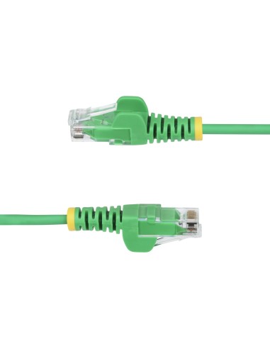 StarTech.com Cavo Ethernet CAT6 Verde da 15m Patch UTP con Plug RJ45 Antigroviglio e Rilievi di Trazione, Cavo Lan Slim in Rame